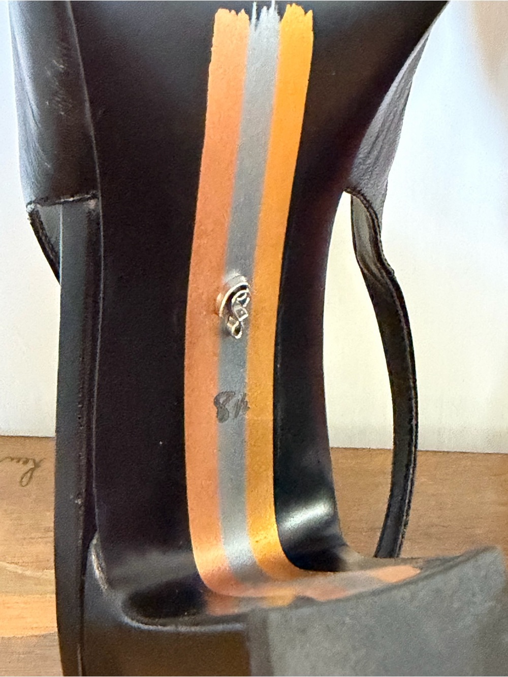 Sam Edelman Black Willette Slingback Pointed Cap Toe Pumps. Women's Size: 8.5. - Picture 12 of 12